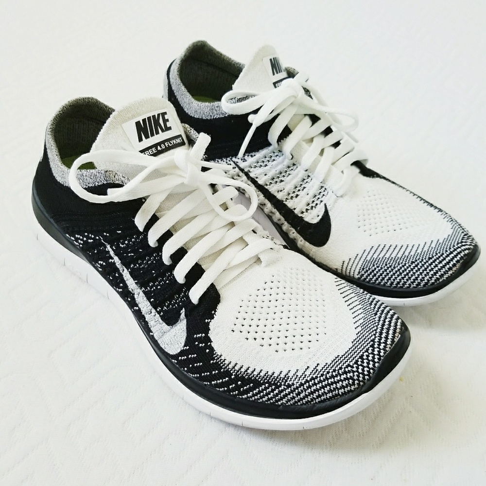 Rare Nike Free 4.0 Flyknit Oreo